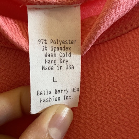 Milly Penzance peach sleeveless bodycon dress in size L - Picture 2 of 9